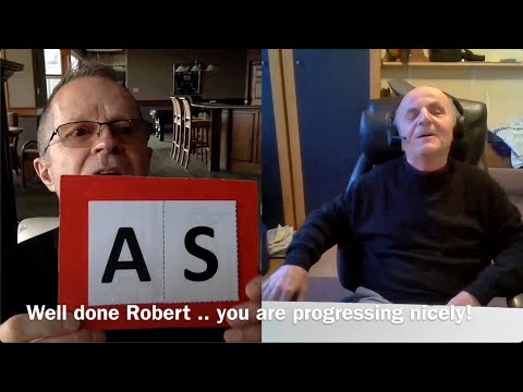 303. 100% Blind Man - R Geoffroy - With Mindsight Now Seeing Both Letters Of 2 Letter Words - Day 10