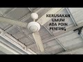 KIPAS ANGIN GANTUNG PANASONIC MATI TOTAL