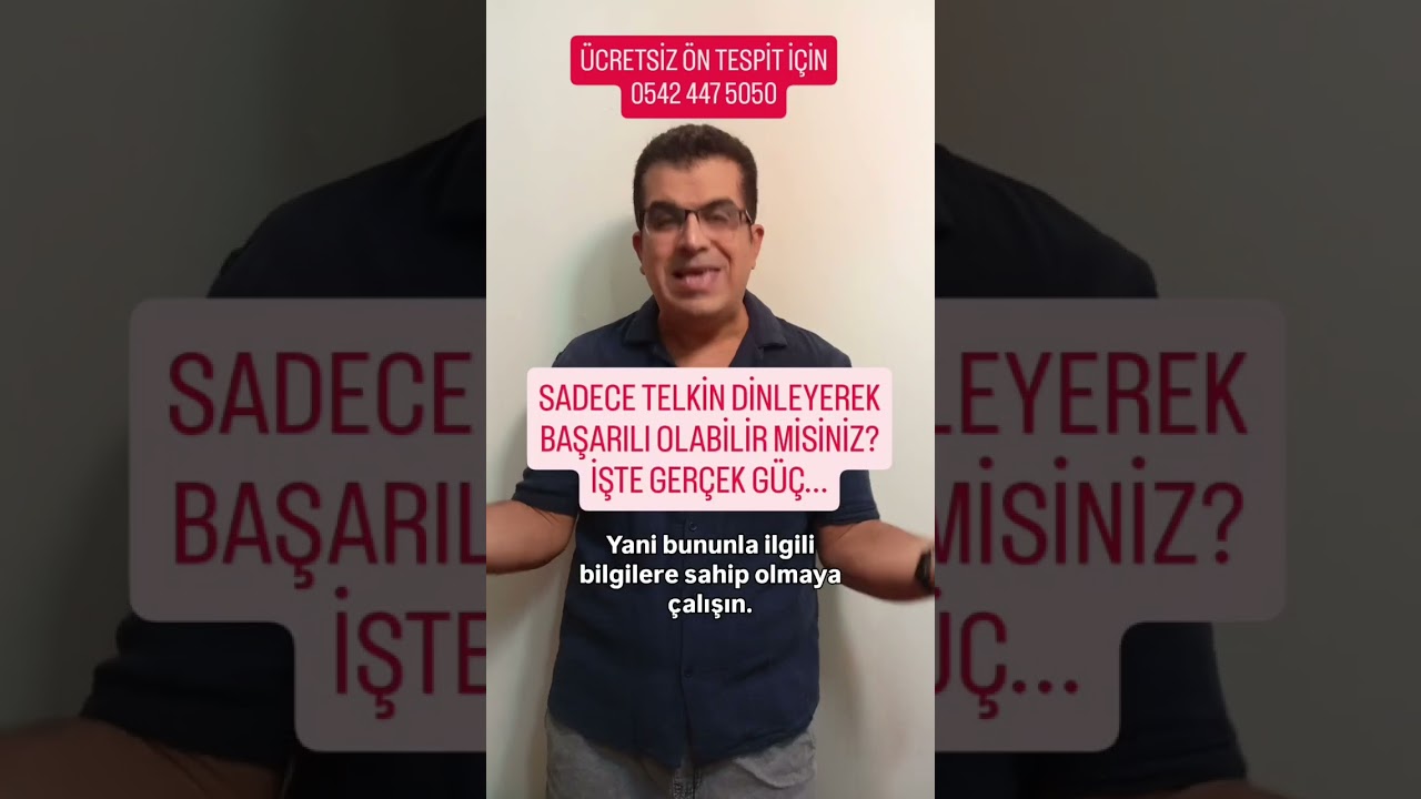 Bu video sana denk gelmedi.Zamanı geldiği için karşına çıktı Bu video fark etmen için! #atakansönmez