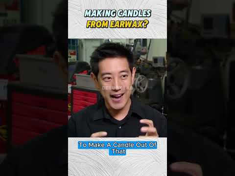 Can You Make Candles from Earwax? 🕯️🤯 #mythbusted