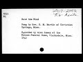 Rev E M Martin Hold The Wind 1942
