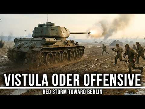 Fall Asleep To | The ENTIRE Vistula–Oder Offensive – The Red Storm Toward Berlin | WW2 Documentary