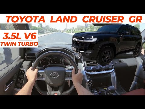 NEW Toyota Land Cruiser GR Test drive (Sport Mode)