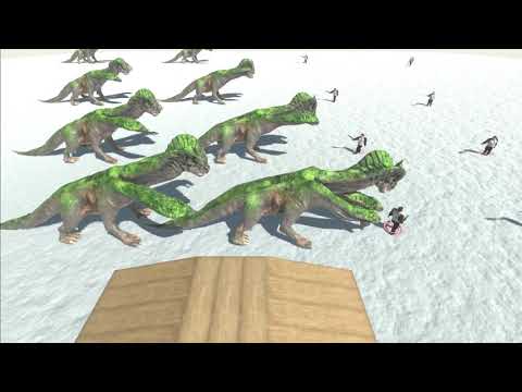 8 Hydra snow vs all units - Animal Revolt Battle Simulator