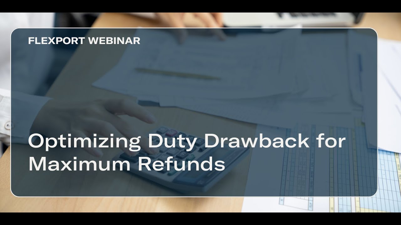 Optimizing Duty Drawback for Maximum Refunds
