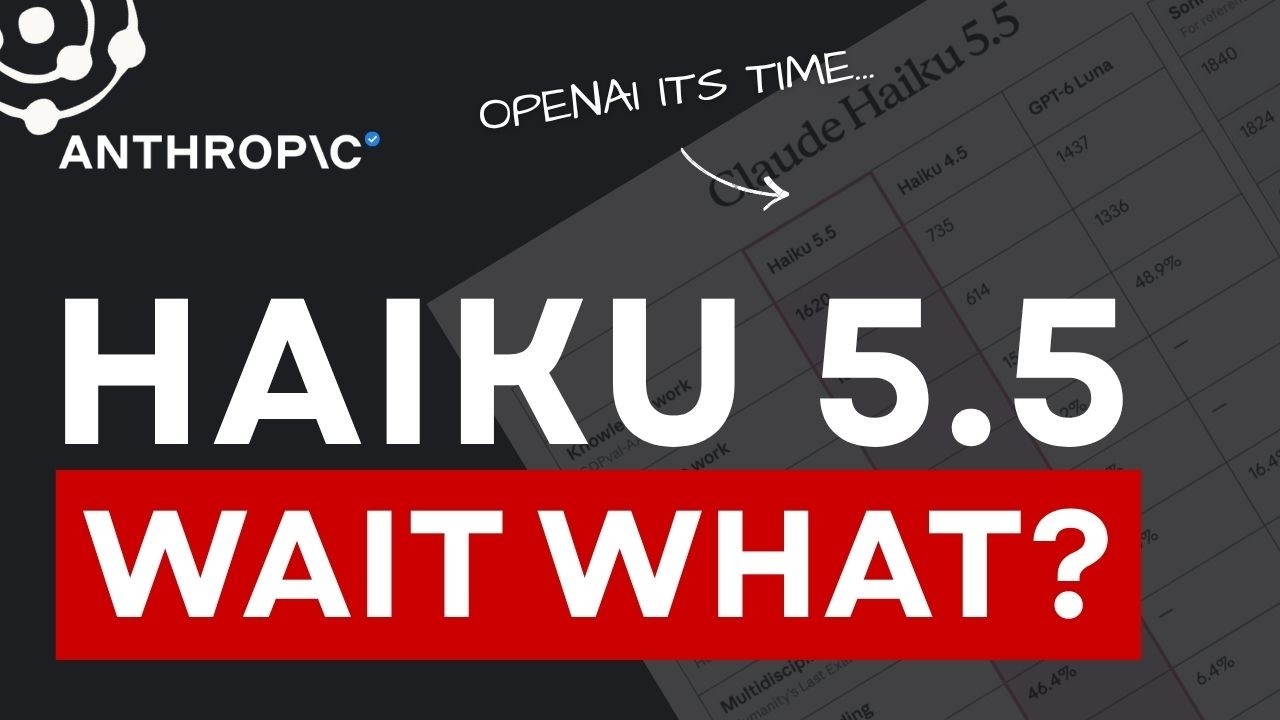 Claude Haiku 5.5 Is Here But There's ONE BIG Problem!