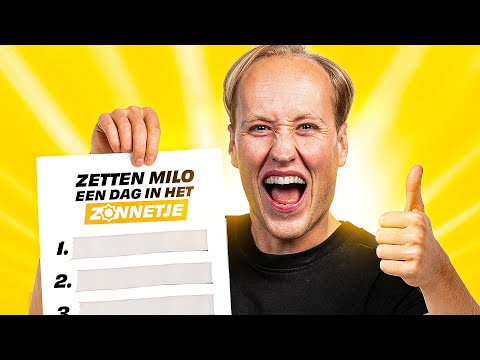 BANKZITTERS ZETTEN MILO EEN DAG IN HET ZONNETJE