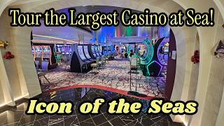 NEW 2026 Icon of the Seas | Full Walkthrough Tour of the Casino Royale | Royal Caribbean