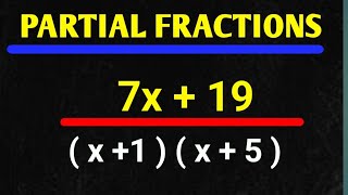 How to Solve Partial Fraction | Simple & Fast Explanation