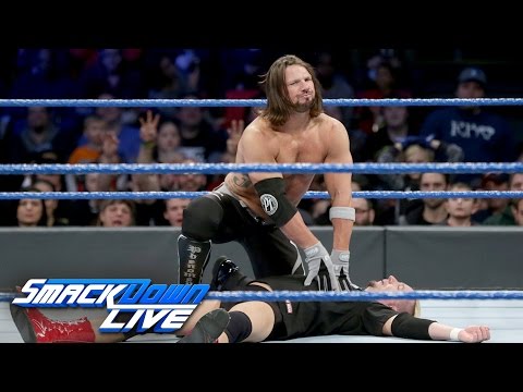 WATCH: AJ Styles vs. James Ellsworth For The WWE Title