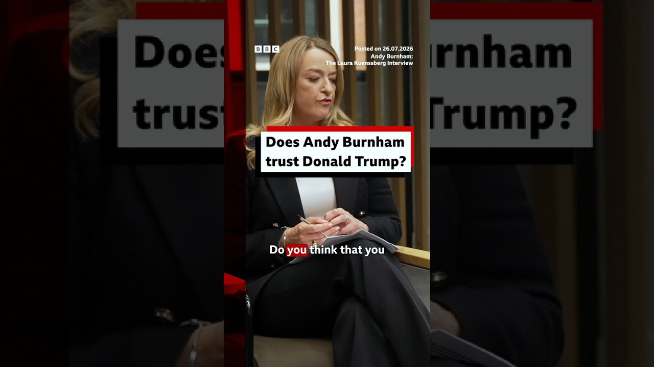 Video: Burnham says he had one good call with Trump, will judge as he finds and put UK first
