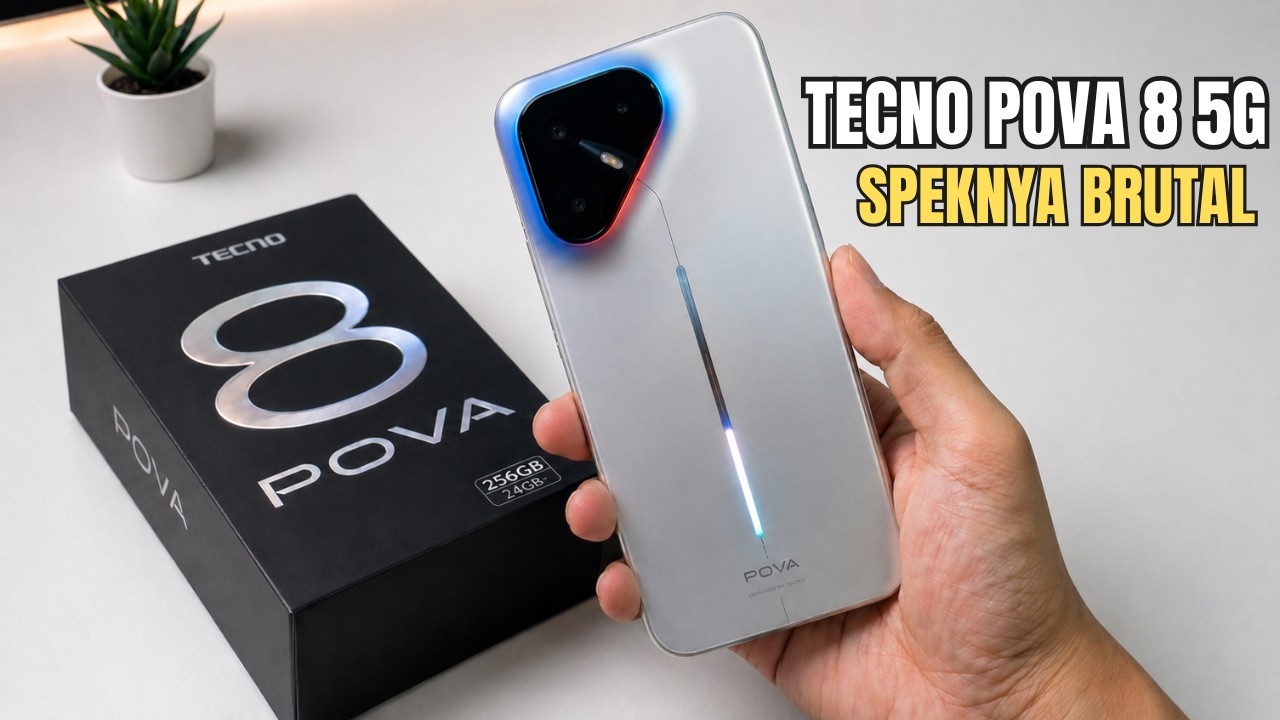 SPEKNYA MAKIN BRUTAL‼️TECNO POVA 8 5G, BERSIAPLAH BIKIN HEBOH PASAR