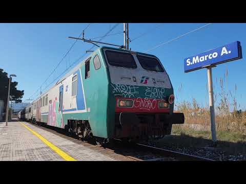 TRENI in TRANSITO *veloci* e non solo... a  Torrenova... 2/2