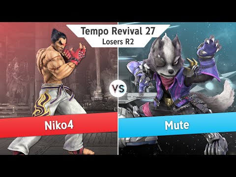 Tempo Revival 27 - Niko4 (Kazuya) Vs. Mute (Ryu, Wolf) - LR2 - Smash Ultimate