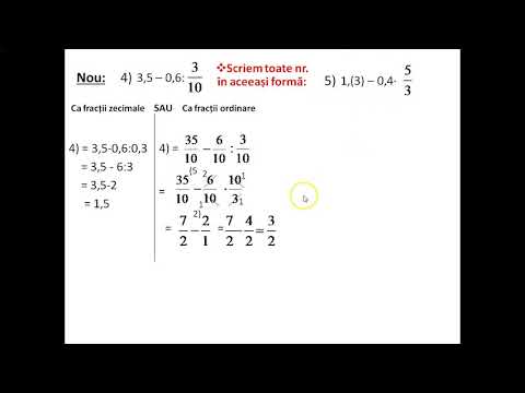 Operatii cu numere rationale pozitive 2