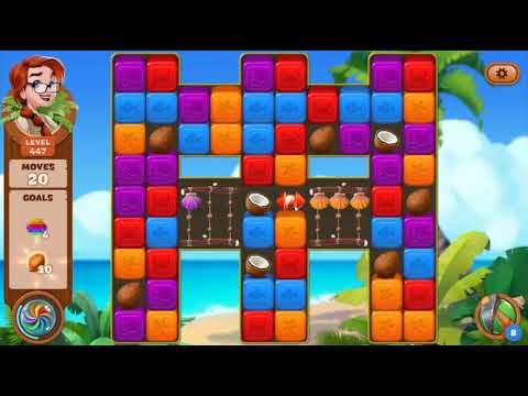 Lost Island Blast Adventure Level 447 NO BOOSTERS  A S GAMING