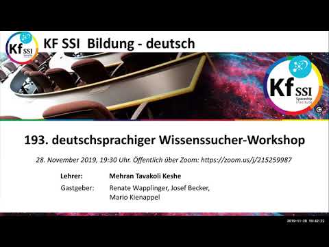 2019 11 28 PM Public Teachings in German - Öffentliche Schulungen in Deutsch