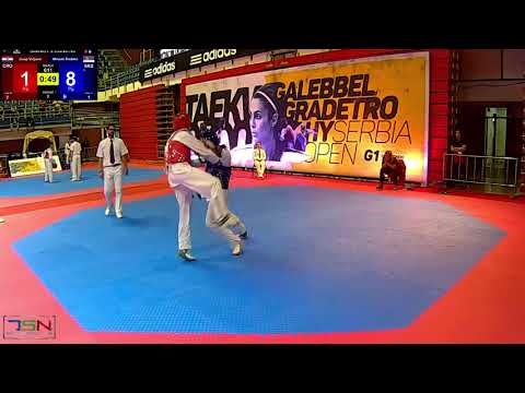 611  Mihailo Radakovic, SRB vs  Josip Vuljanic, CRO 13 4