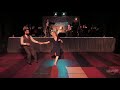 Pamela Gaizutyle and Juan Villafane lindy hop performance in Swingtiago