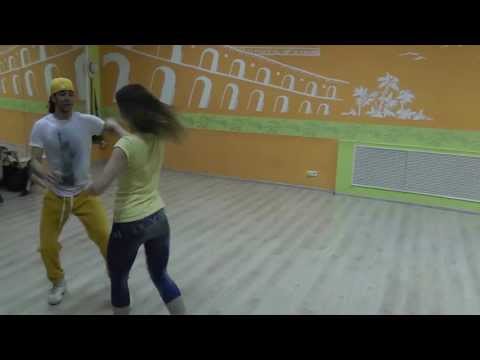 Zouk Class 22.04.13 at Brazuka Dance School - Wakko, Olga Z