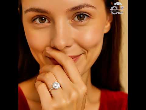 Sterling Silver Moissanite Stud Earrings 2ct product video