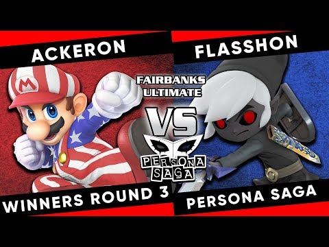 Fairbanks Persona Saga: Ackeron (Mario) vs Flasshon (Toon Link) - SSBU Winners R3