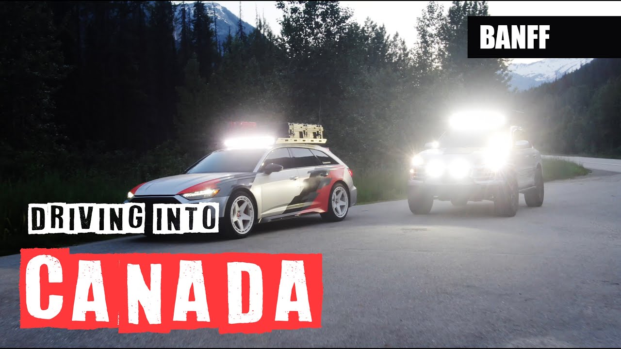 Driving to Banff Canada - Audi RS6 Road Trip!