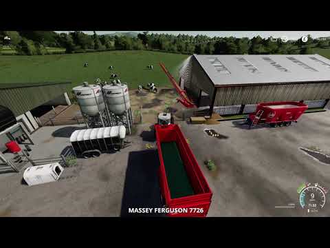 Grasslands Episode 29 * Selling Milk, Wool, Slurry & Topping up Greenhouses * Farming Simulator 19