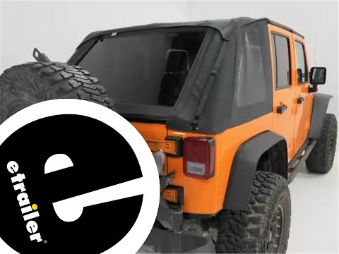 etrailer | Detailed Breakdown of the Rampage Trail Top All-Season 2-in-1 Soft Top Kit for Jeep