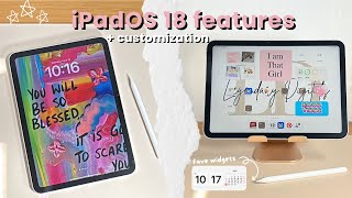 How to customize your iPad 💕 | Fave widgets, iPadOS features + custom icons!