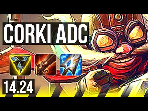 CORKI & Nautilus vs ASHE & Seraphine (ADC) | KR Diamond | 14.24