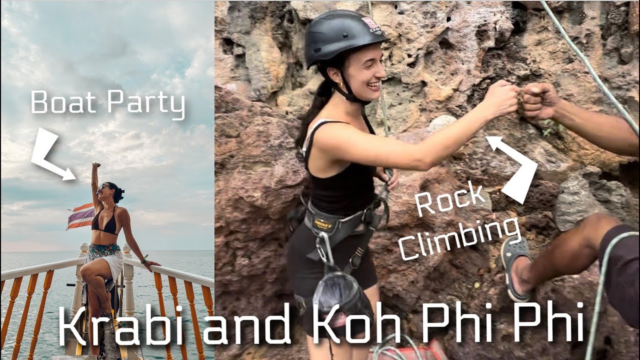 An adventurers experiences rock climbing at Phi Phi.