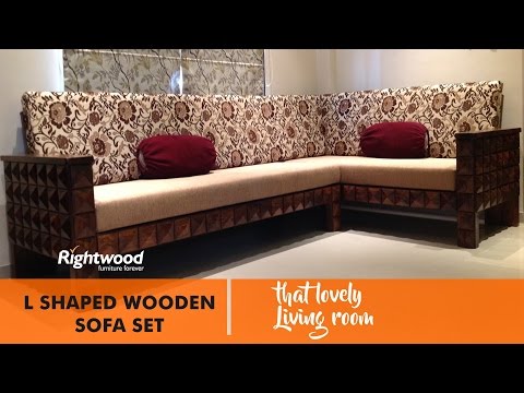 Sofa set designs l shaped wooden