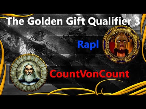 Age of Mythology: The Golden Gift Qualifier 3 - Round 2 - Rapl vs CountVonCount