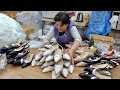 How Korean High Heel Factory Mass-produce Thousands of Shoes. Amazing High Heel Shoes Making Process