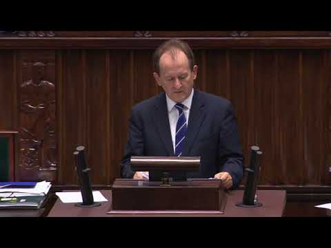 Włodzimierz Bernacki przedstawia poprawki do regulaminu Sejmu