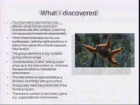 Ph.D. Public Defense by Graham Ward : Psychodynamic Executive Group Coaching