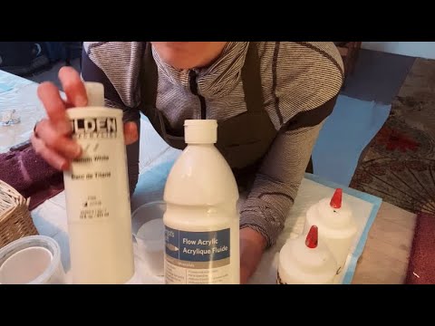 Paint mixing!  Pearl puddle pour mixes | How I mix my paint - 2019
