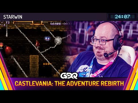 Castlevania: The Adventure ReBirth by Starwin in 24:07 - Summer Games Done Quick 2025