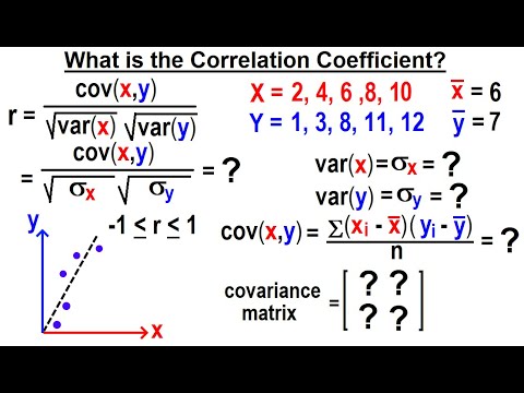 Covariance 1 of 17 What is Covariance in Relation to Variance and Correlation