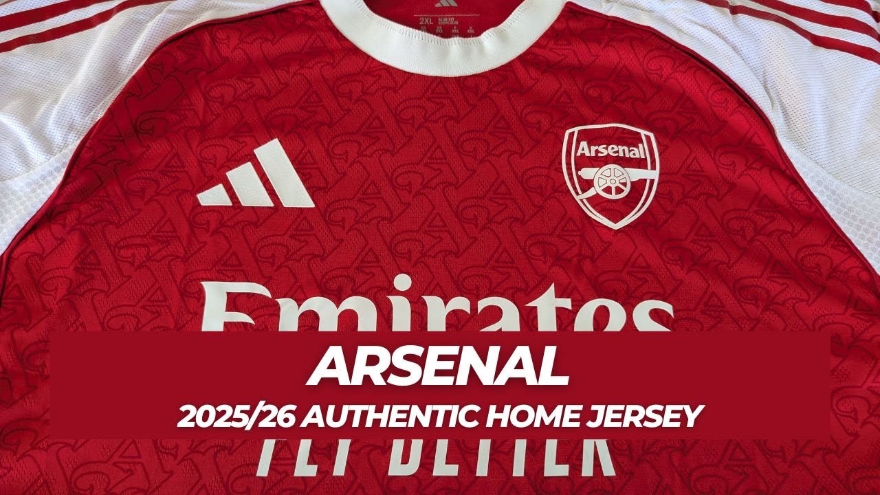 Arsenal Authentic Home Jersey - 2025/26 Review