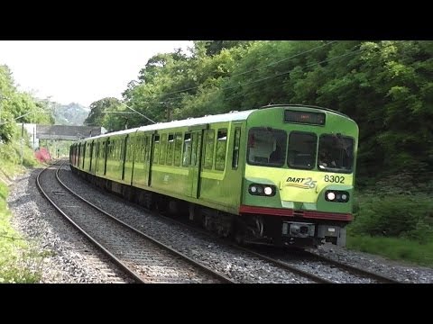 Irish Rail 8300 Class Dart Train number 8302 - Shankill Station, Dublin