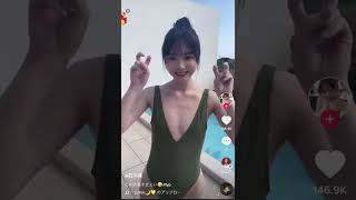 こんな可愛い子の乳○首がバキバキに浮いてるwww【TikTok】