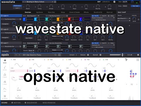 KORG Wavestate Native - KORG Opsix Native - 2 NEW VSTs - Let’s Check Them Out