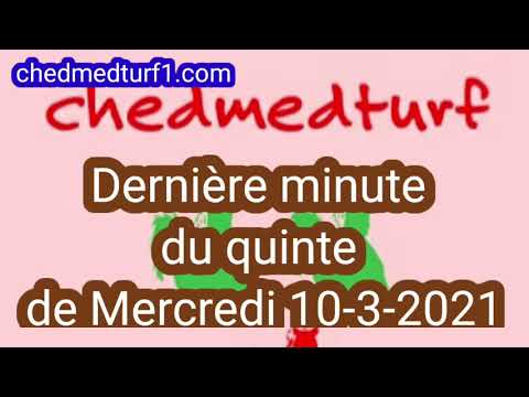 Dernière Minute du Quinte de Mercredi 10 Mars 2021/Grand National du Trot Paris Turf/chedmedturf👍👍