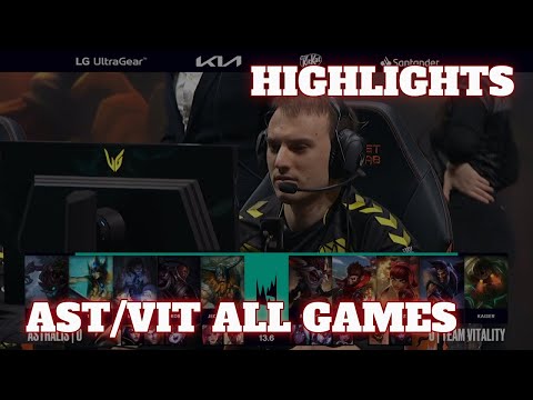 AST vs VIT - All Games (Bo3) Highlights | Day 3 LEC Spring 2023 Group Stage | Astralis vs Vitality