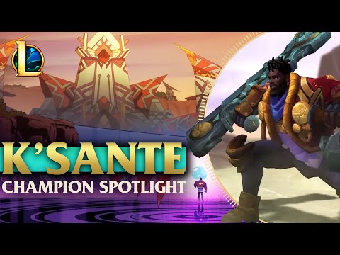 K'Sante Champion Spotlight | Gameplay & Abilities - League of Legends