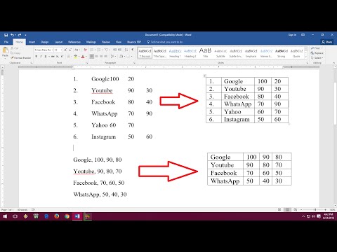 image-When converting text to table you must specify?