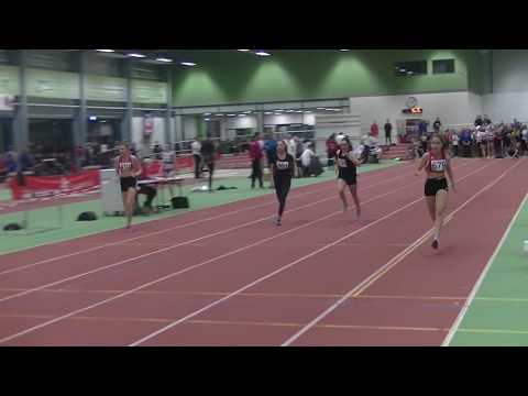 Natalia 60m U16 czas 9.27s 3 tor Deutsch-Polnisches Hallenmeeting 12.01.2019 in Cottbus