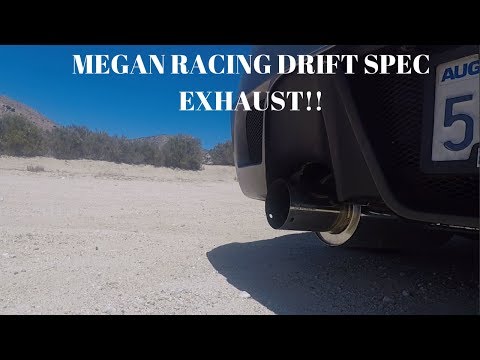 G35 megan racing drift spec exhaust with test pipes!